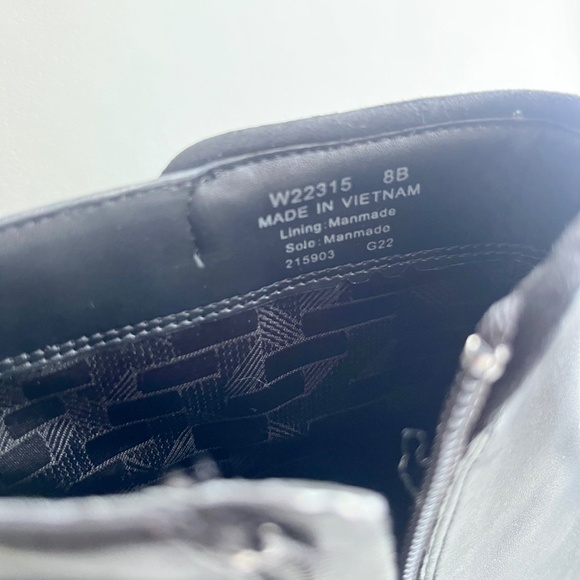 Cole Haan Ettie Buckle Pointed Toe Ankle Bootie Black Block heal - Picture 10 of 10